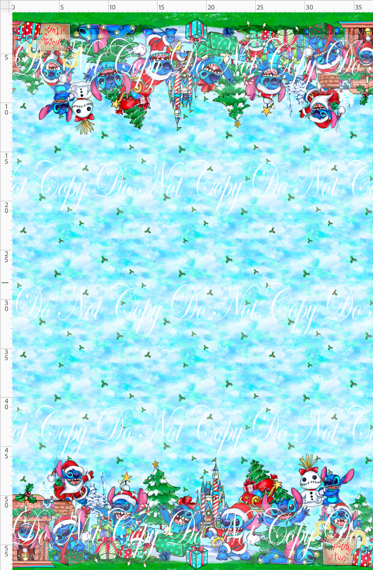 626 Christmas-double border