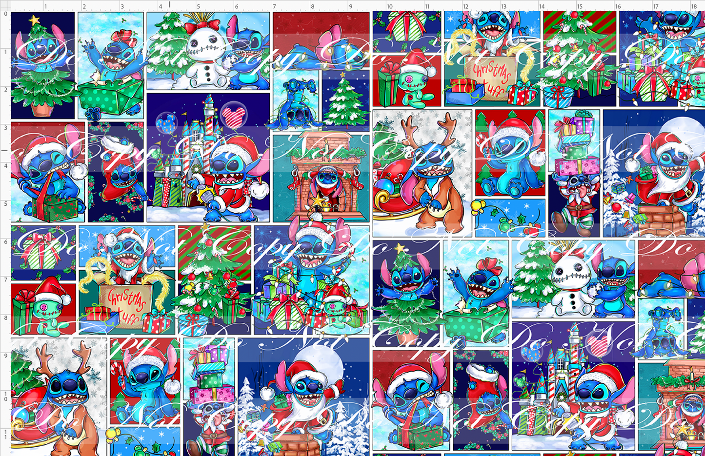 626 Christmas-squares-regular scale