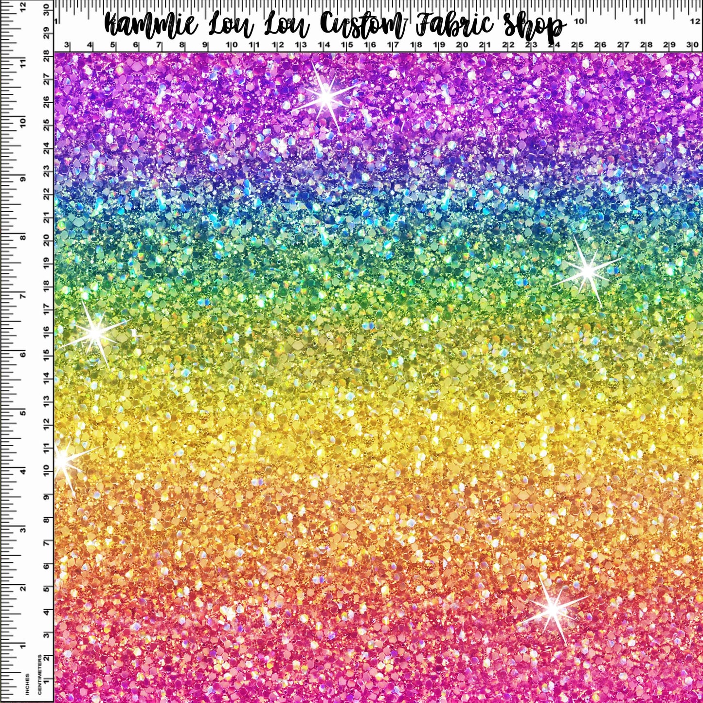 Endless Essentials: Kammieland Glitters - Dark Rainbow Ombre