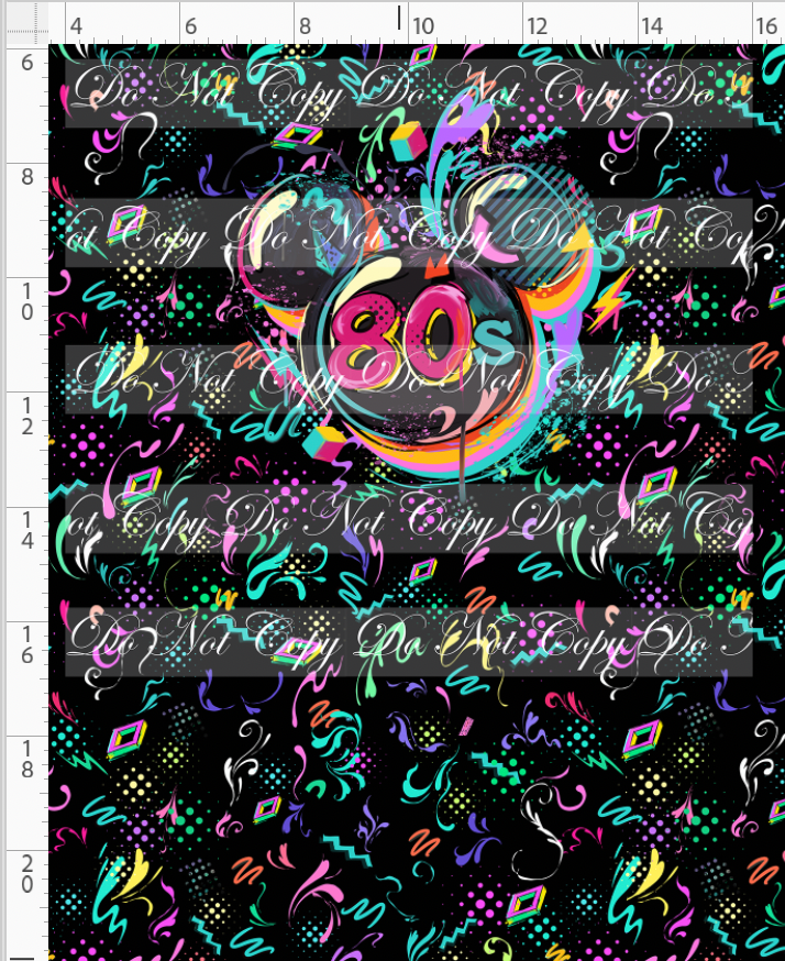 Artistic 80s-Panel-Black-80s balloon-child