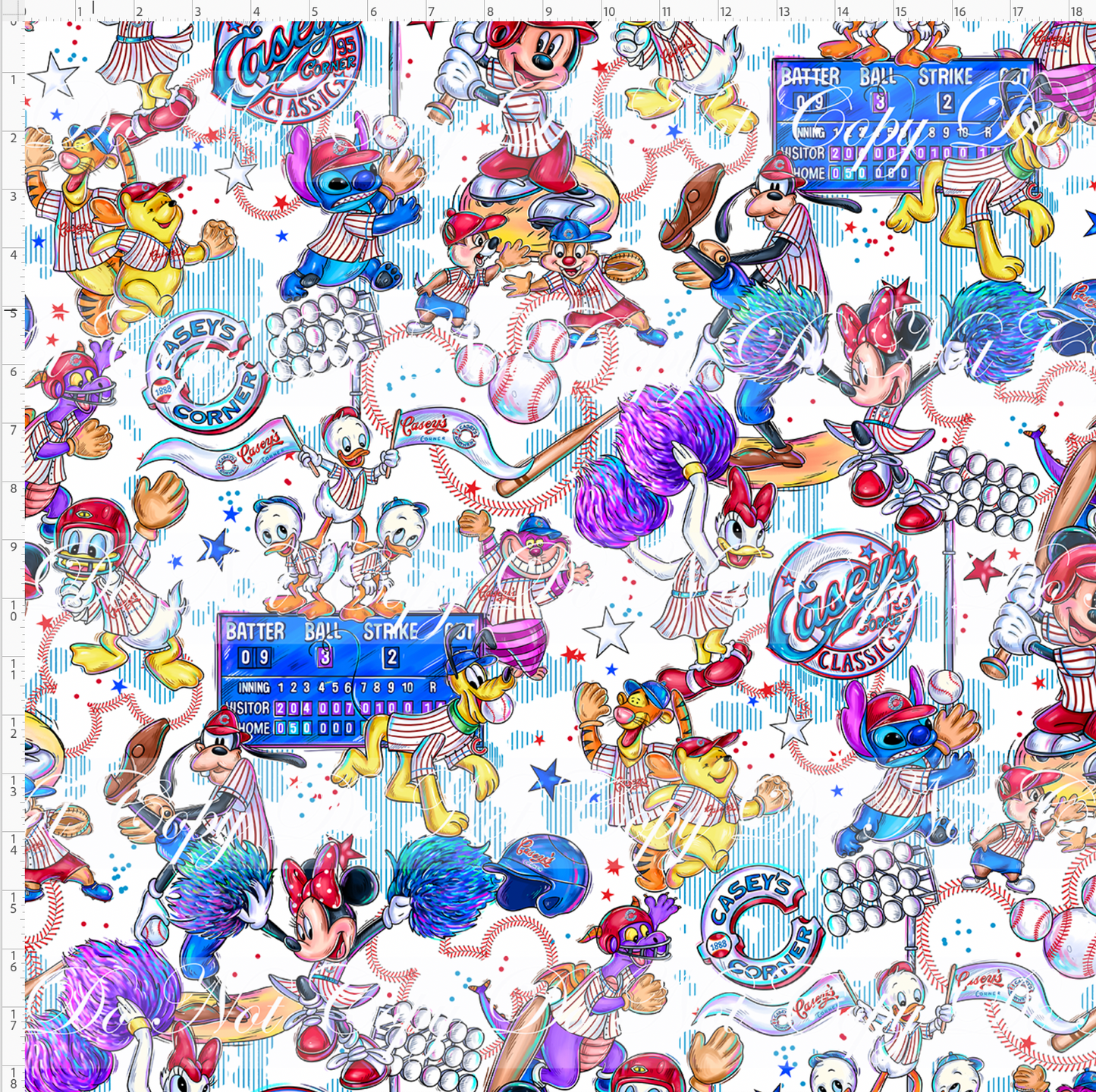 Baseball Dream Team - main 2 - white - large scale
