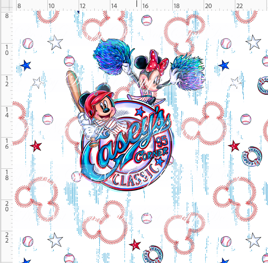 Baseball Dream Team - panel - mouse - adult - revised