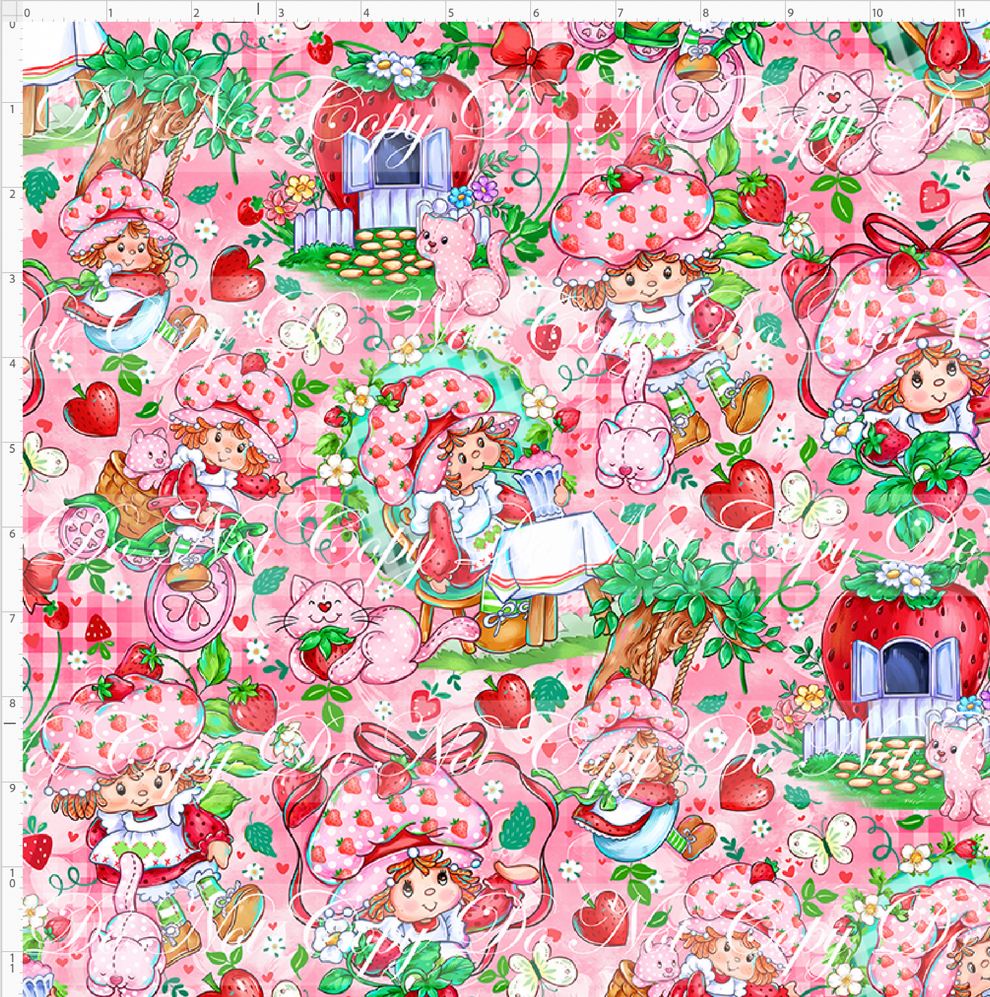 Berry Sweet Days - individual - pink - regular scale