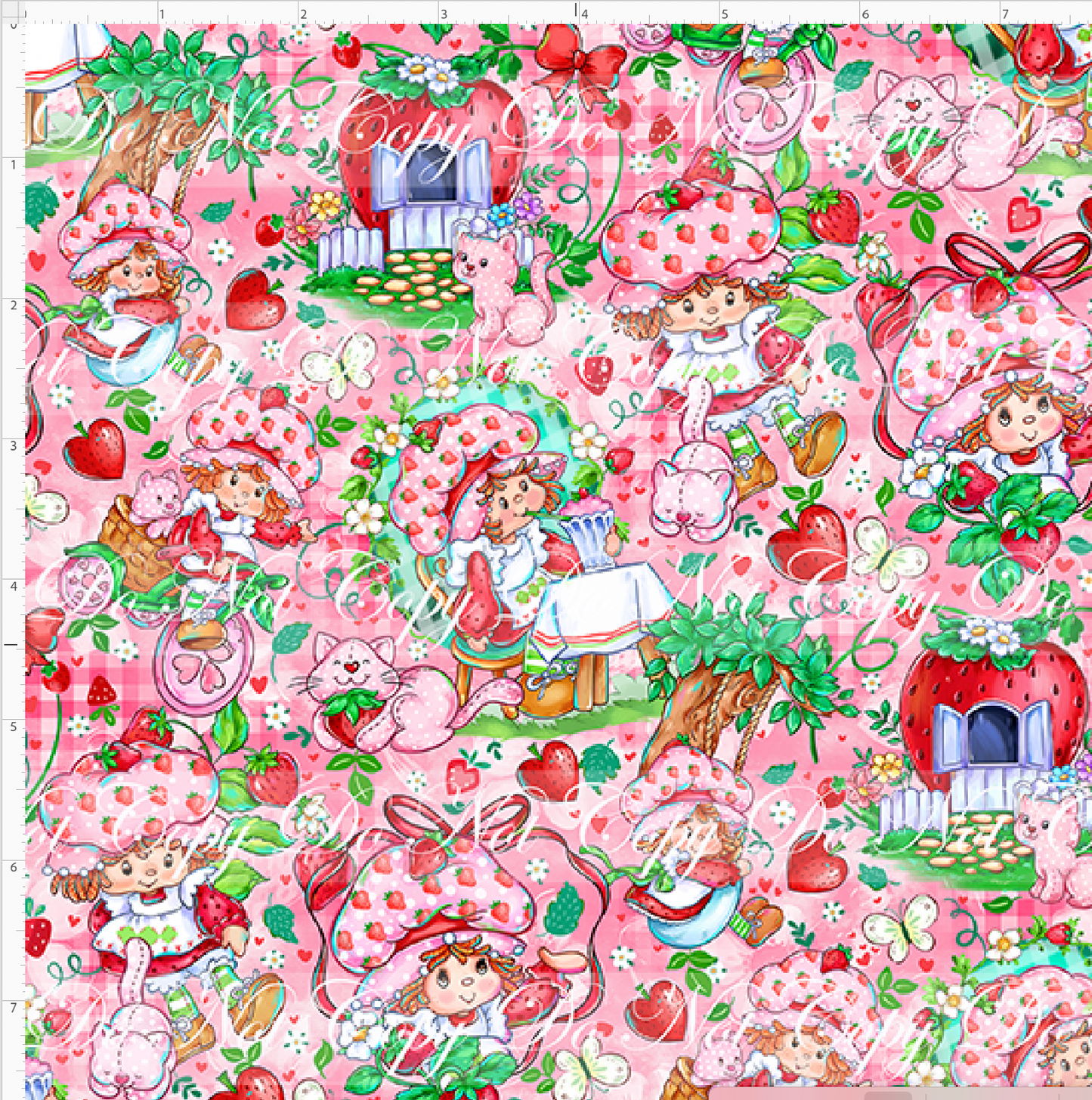 Berry Sweet Days - individual - pink - small scale