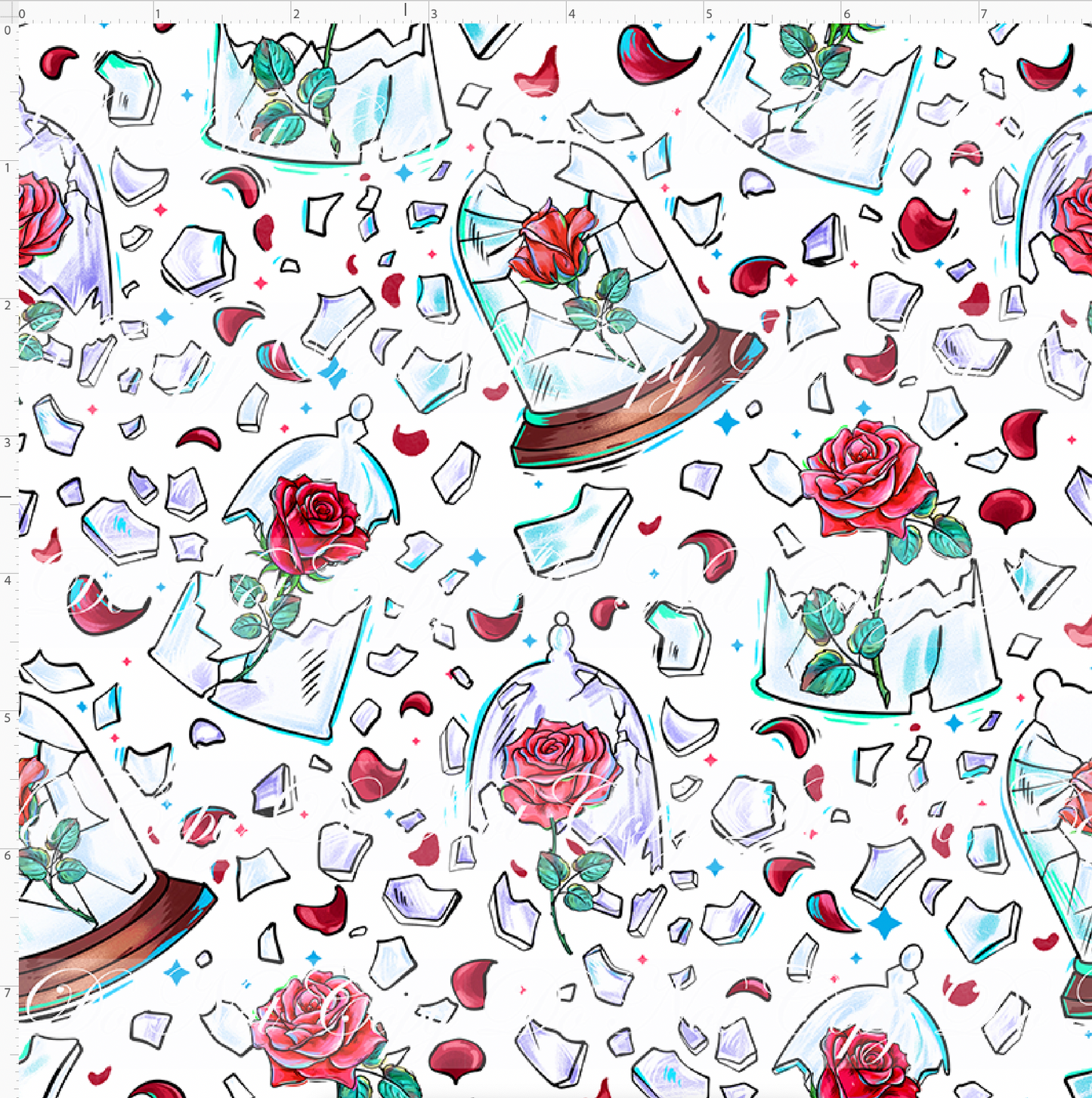 Castle of Roses - The Rose Coordinate - White