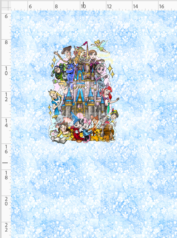 Character Favorites - Panel - Child - Blue