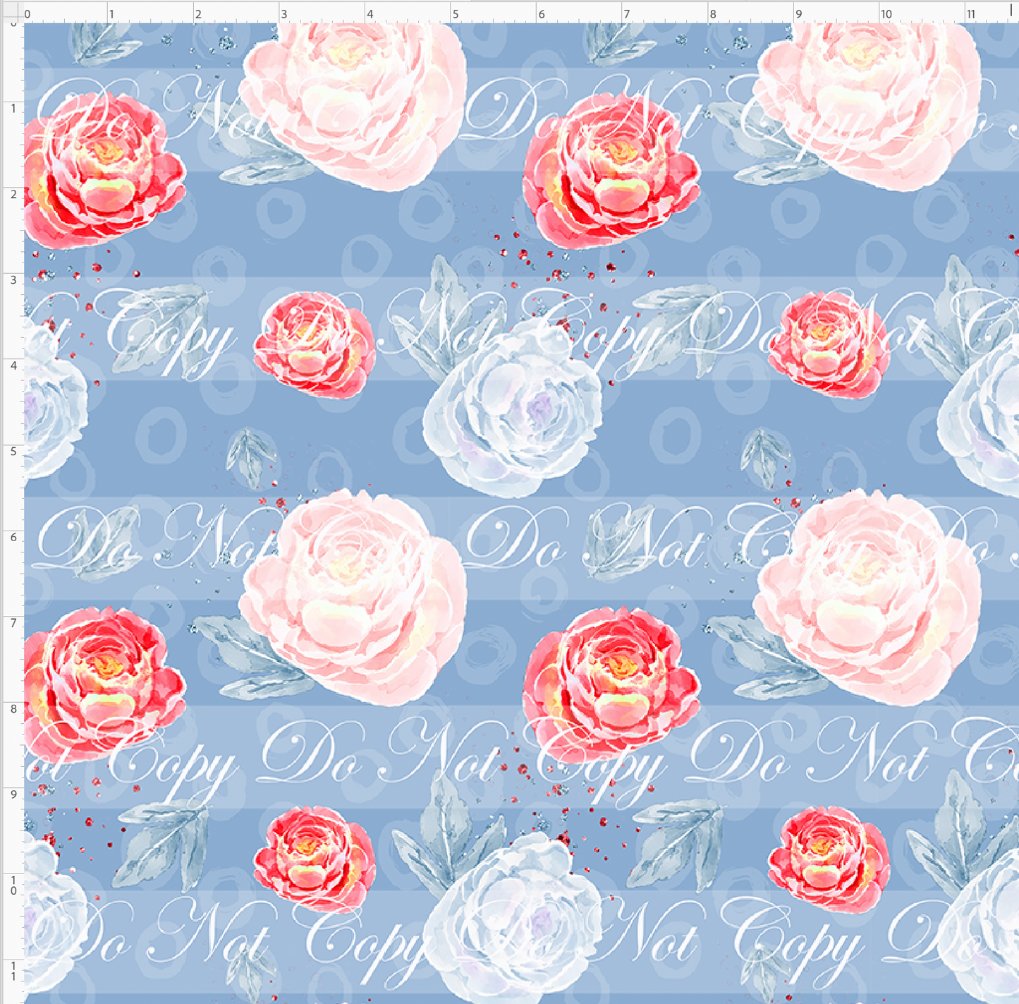 Cherry Tree Lane - Blue Floral