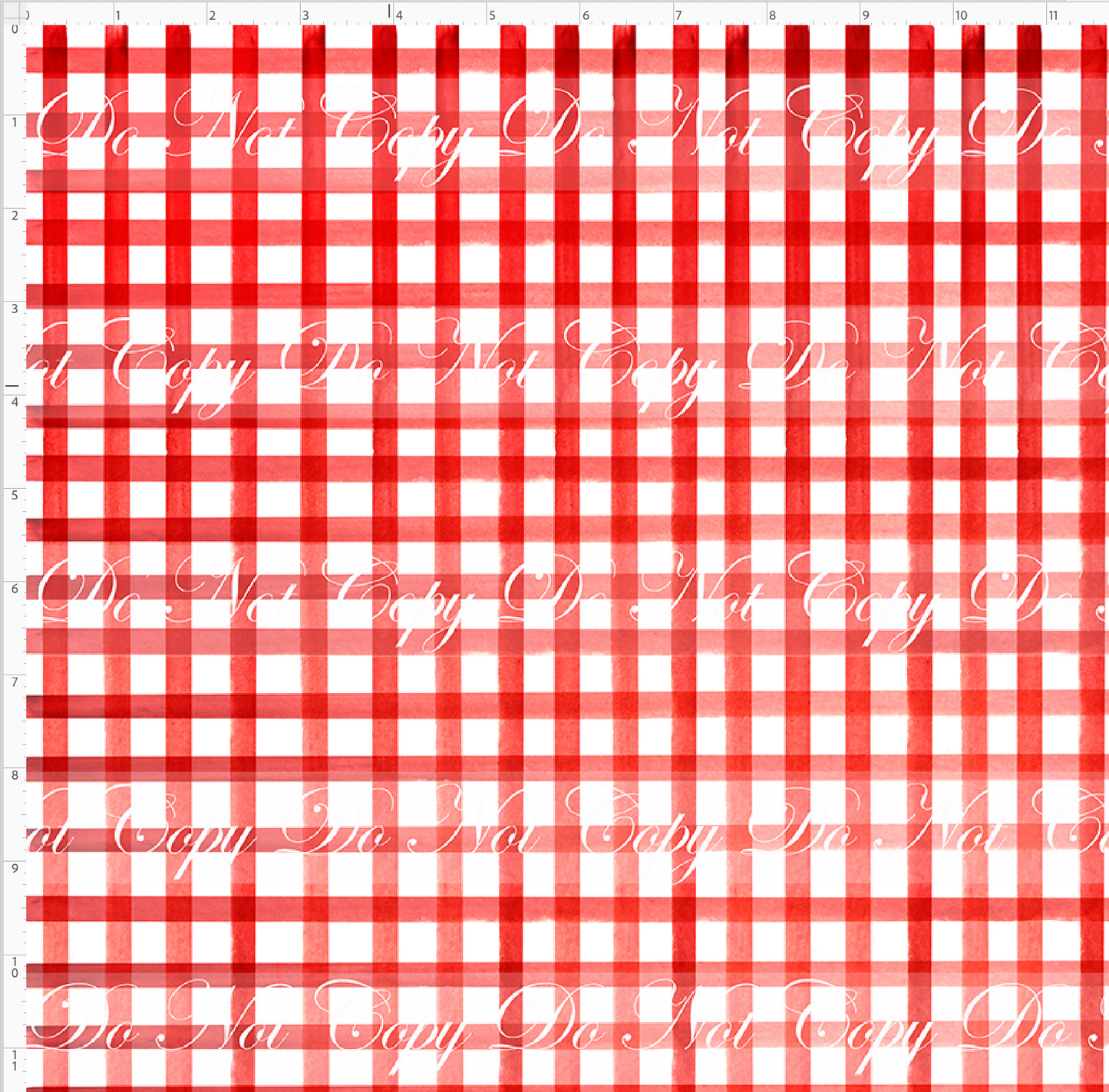 Cherry Tree Lane - Red Gingham