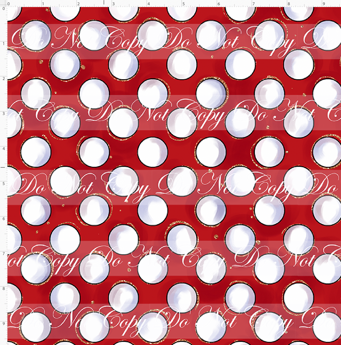 Christmas Mouse Classic - dots - red