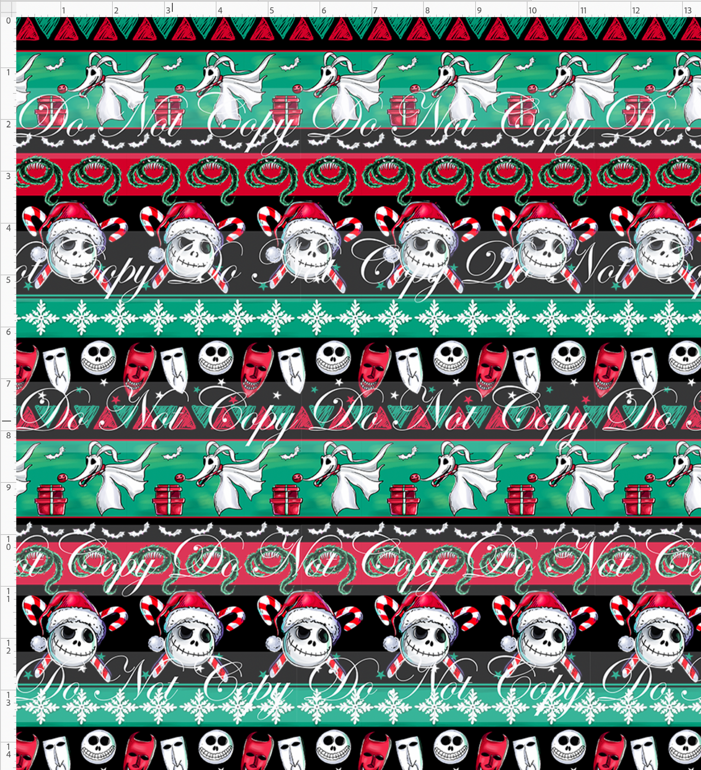 Christmas Town-Fair Isle-Regular Scale