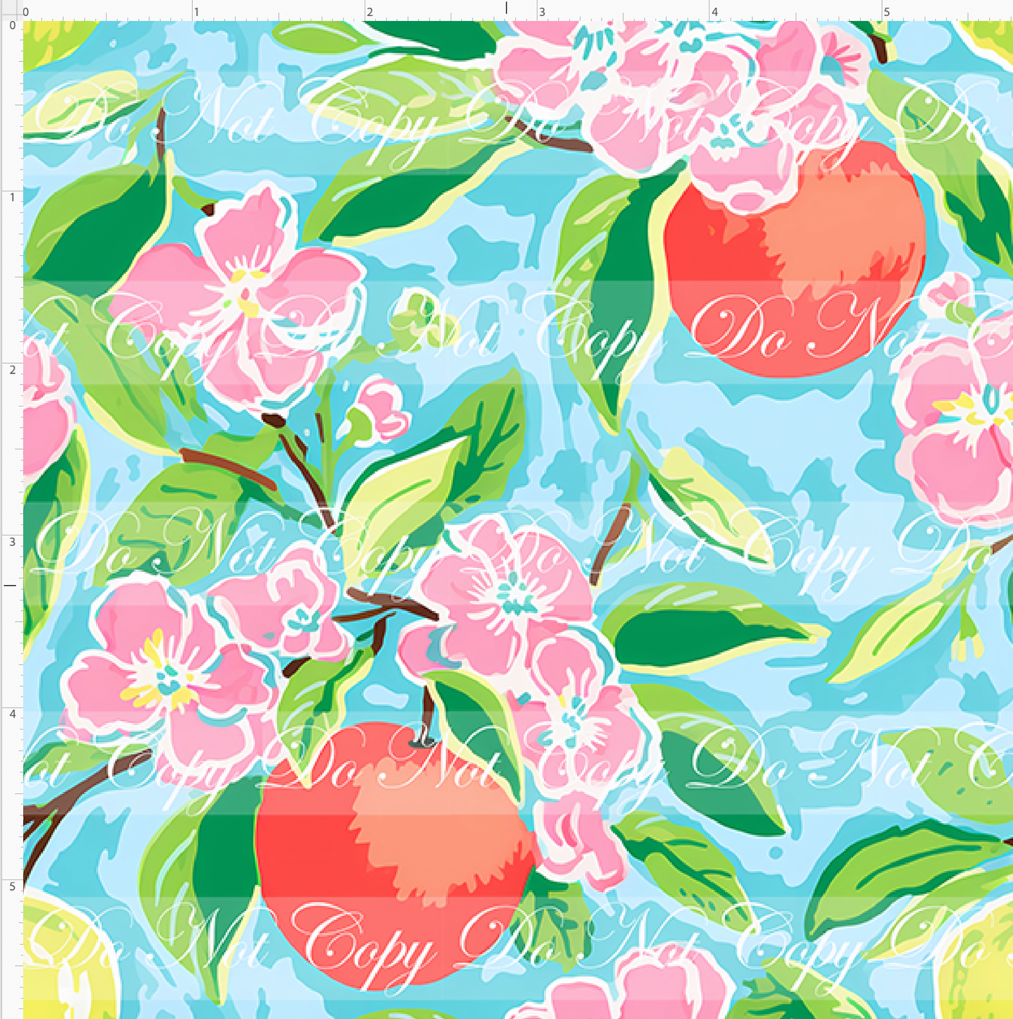 Classroom Chic - Light Blue Apples