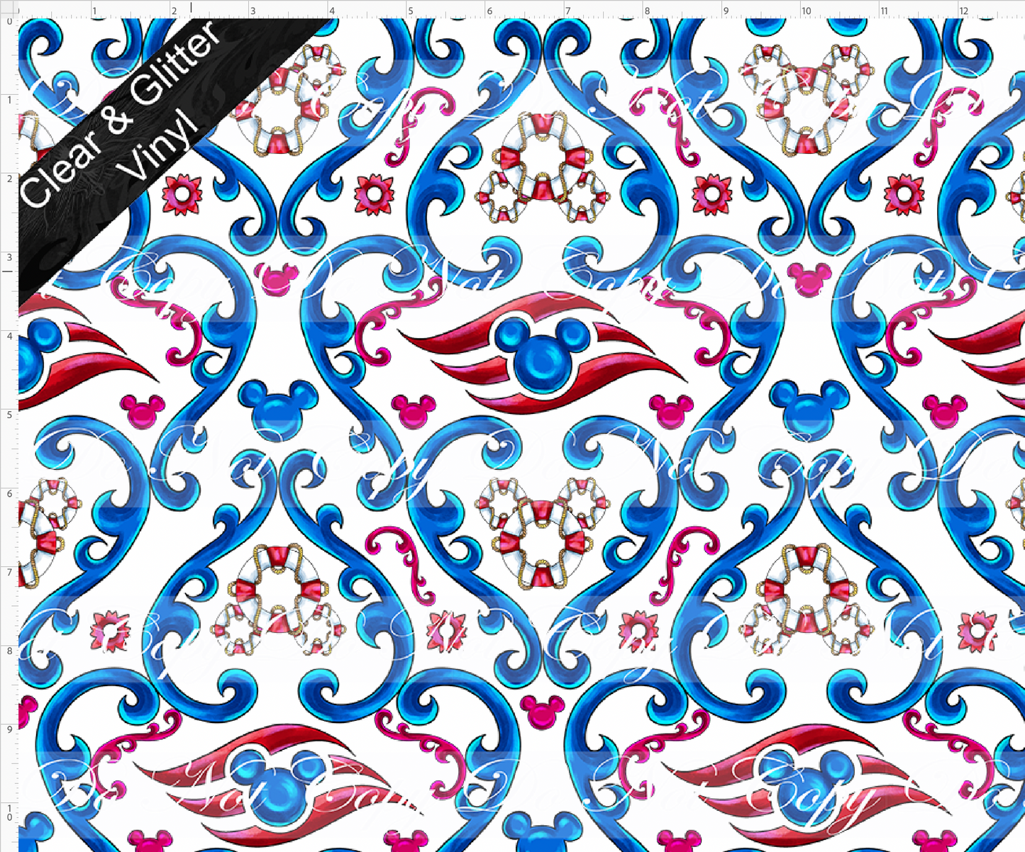 Cruise into Magic-Coordinate-demask-CLEAR & GLITTER VINYL-regular scale