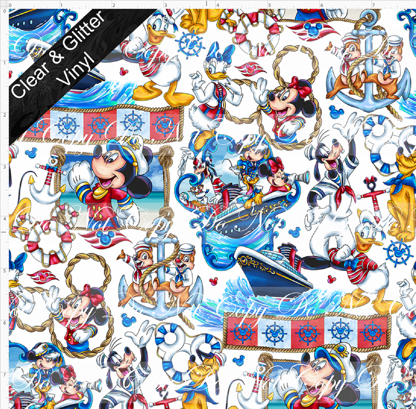 Cruise into Magic-Main-characters half body-CLEAR &GLITTER VINYL-regular scale