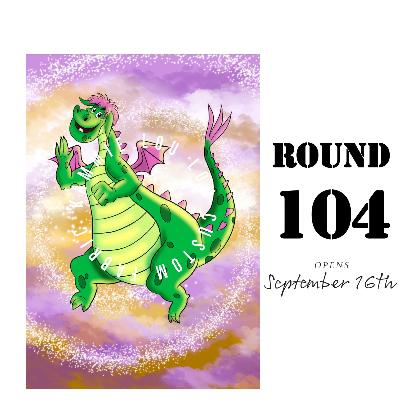 Dragon - Full Size Blanket Panel 58W x 72H