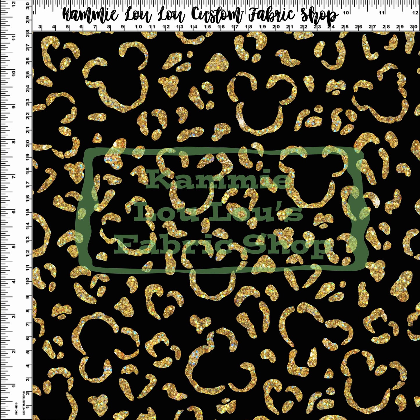 Endless Essentials - Wild Silhouettes - Black with Gold - Regular Scale