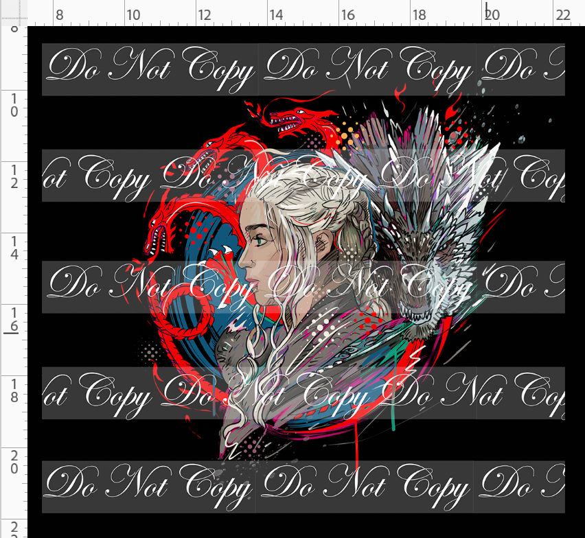Fire and Blood-Panel-Breaker of chains and dragon-black-adult