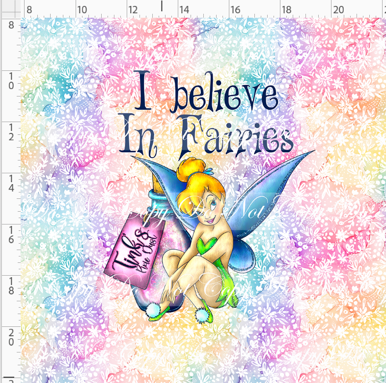 Forest Pixie - Panel - ADULT - Rainbow