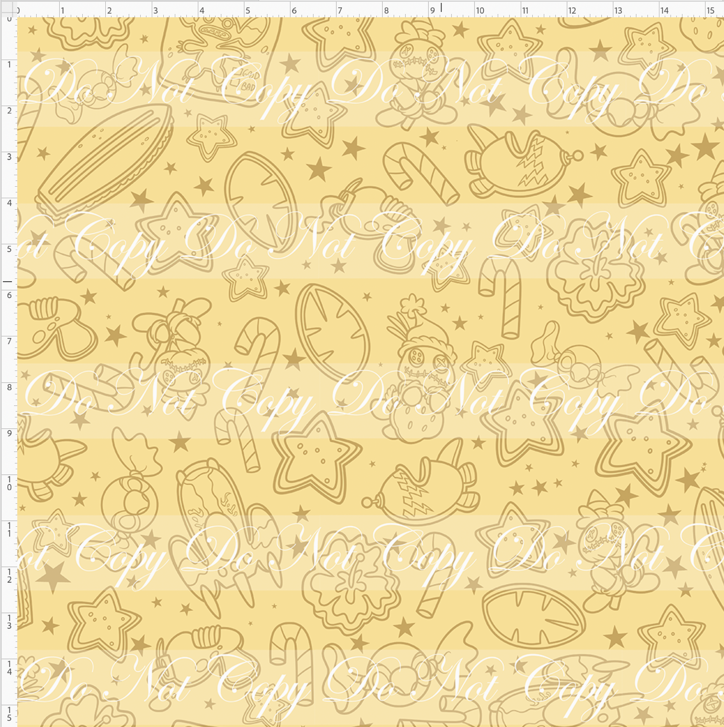 Gingerbread 626 - Cookie Outlines - large scale
