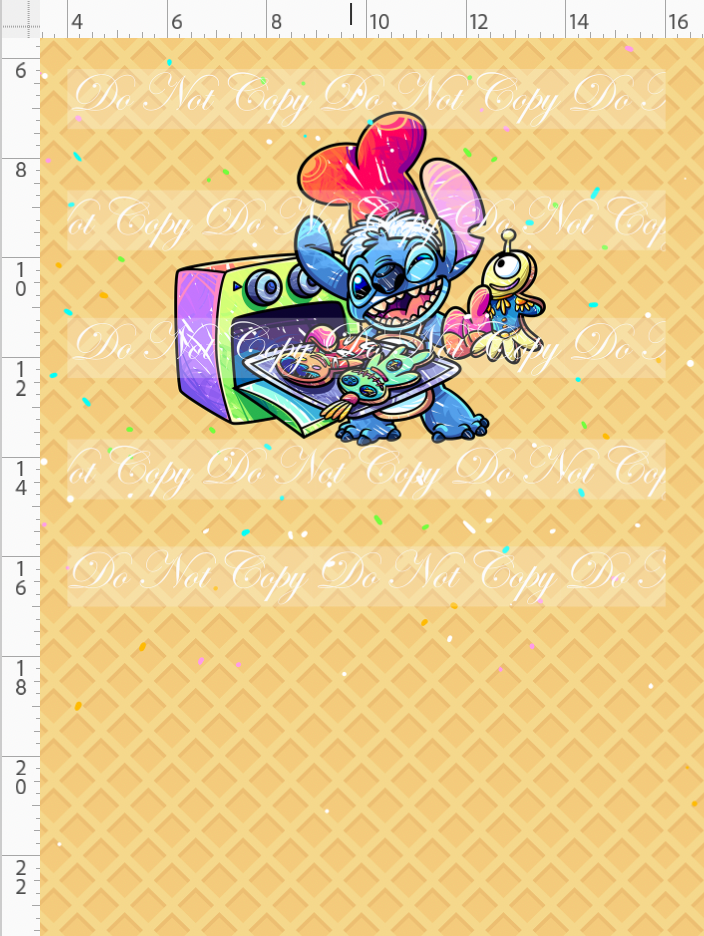 Gingerbread 626 - Panel - oven - waffle - child