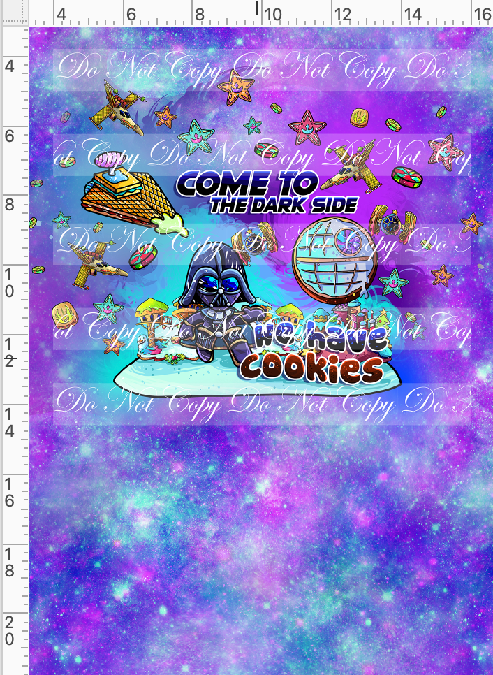 Gingerbread Galaxy - panel - dark side - purple sparkle galaxy - child