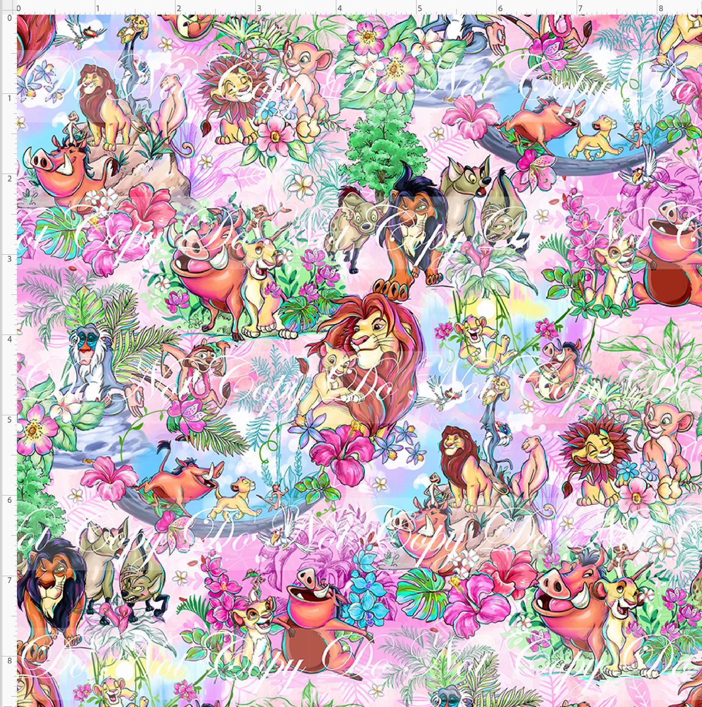 Hakuna Matata - Main - colorful - small scale