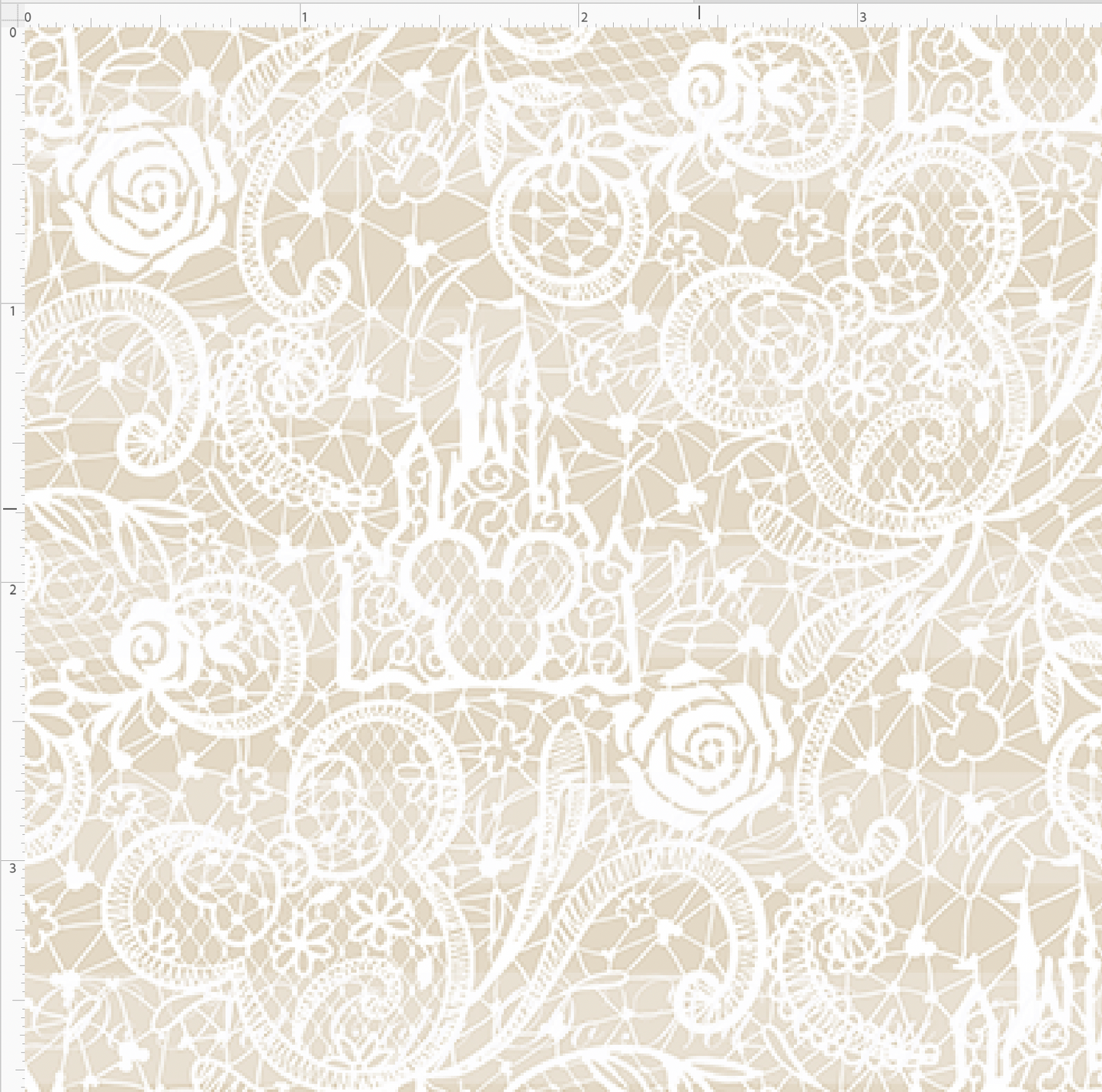 Happily Ever After Wedding-lace-beige white-mini scale