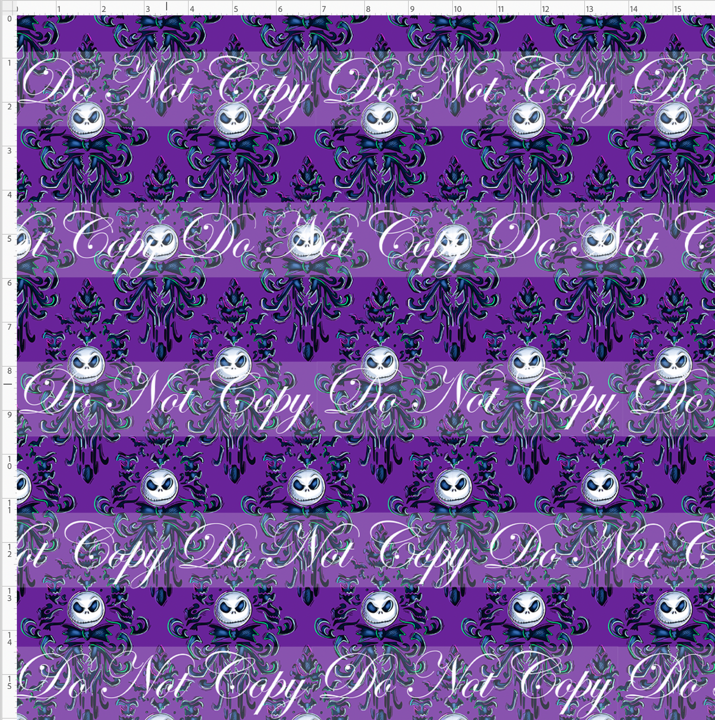 Haunted Jack-wallpaper-Purple-Large Scale