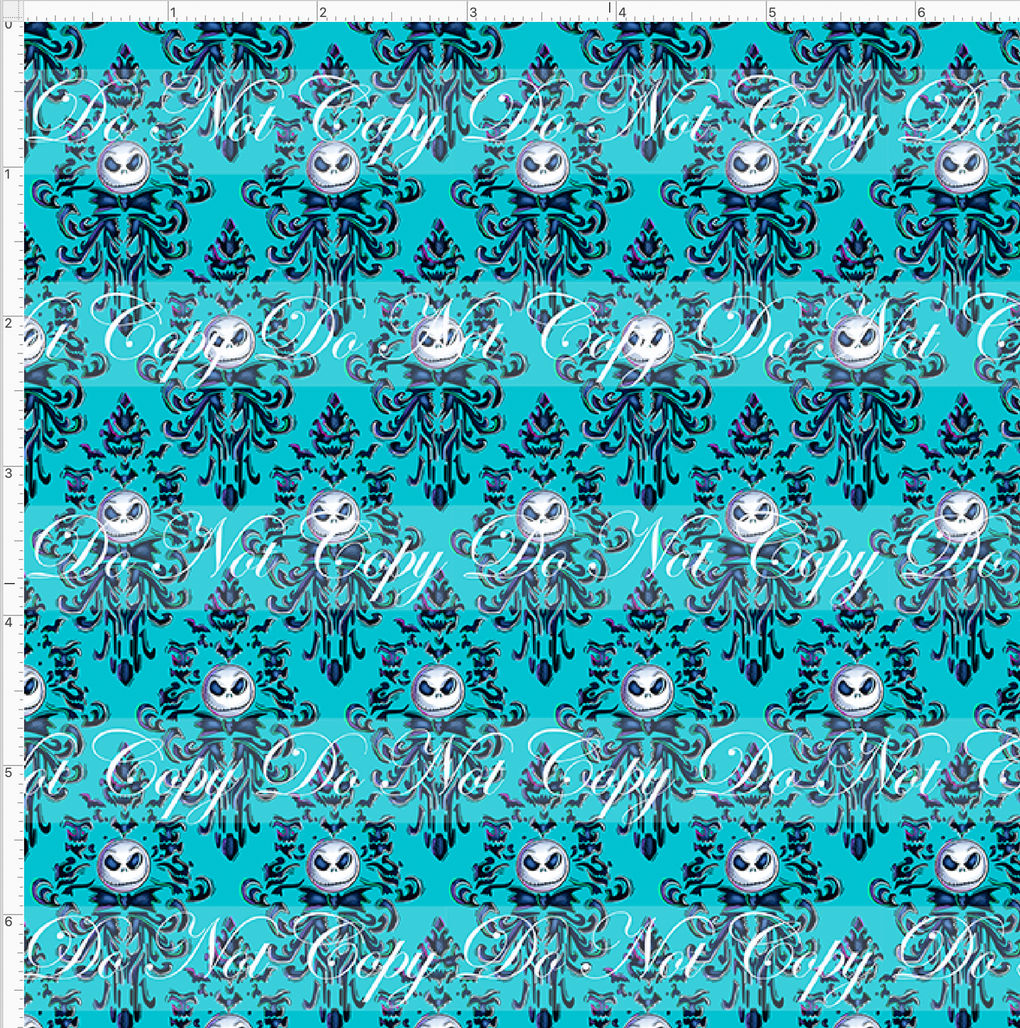 Haunted Jack-wallpaper-Teal-small Scale