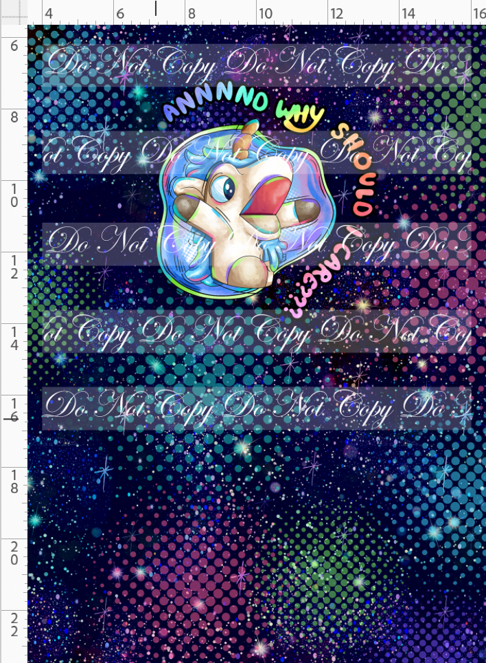 Heeler Hideaway - Panel - Unicorse - Navy - child