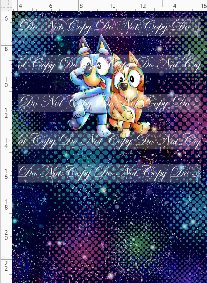 Heeler Hideaway - Panel - kids - Navy - child