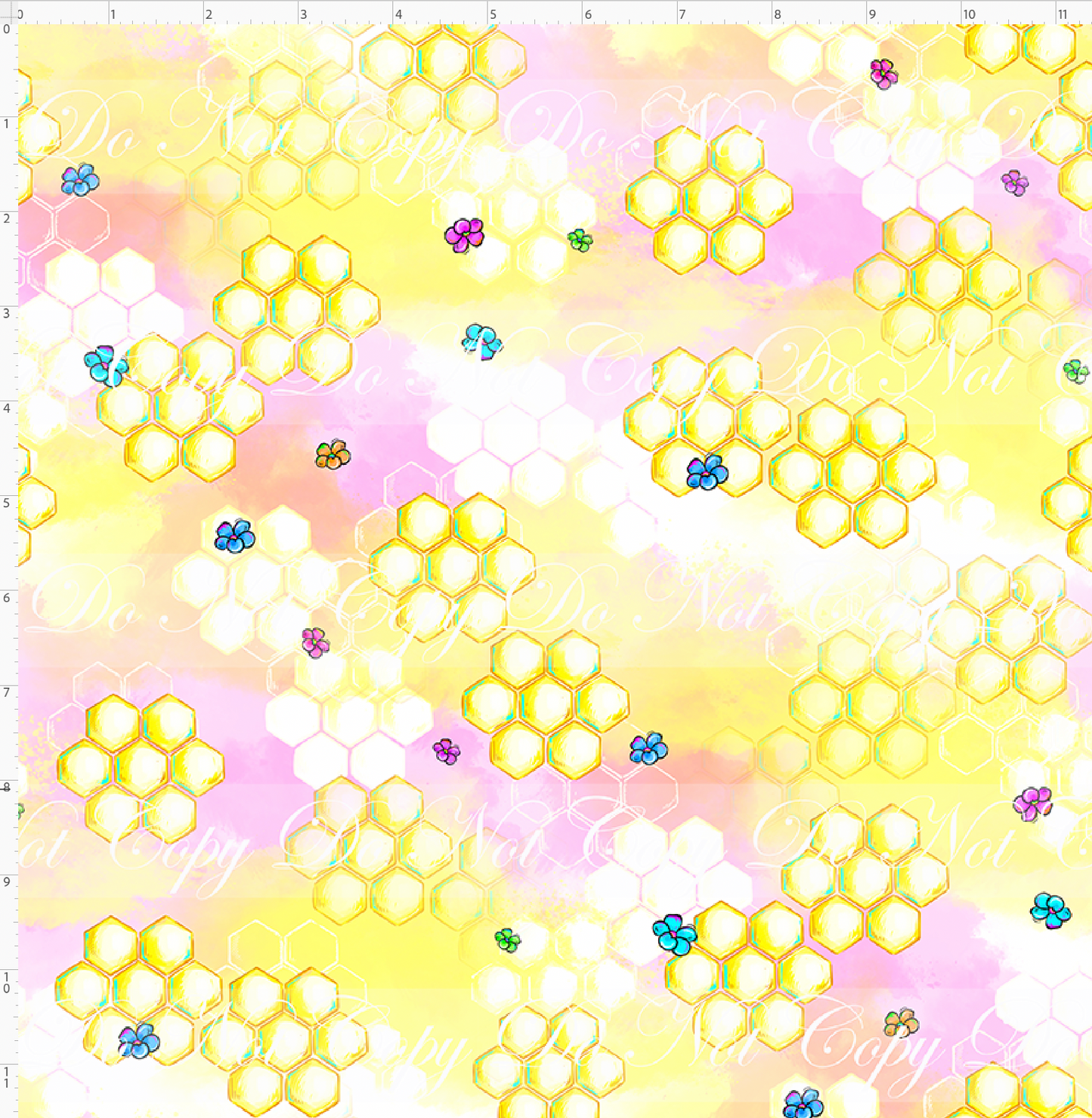 Honeybear & Friends - Honeycomb Coordinate - Regular Scale