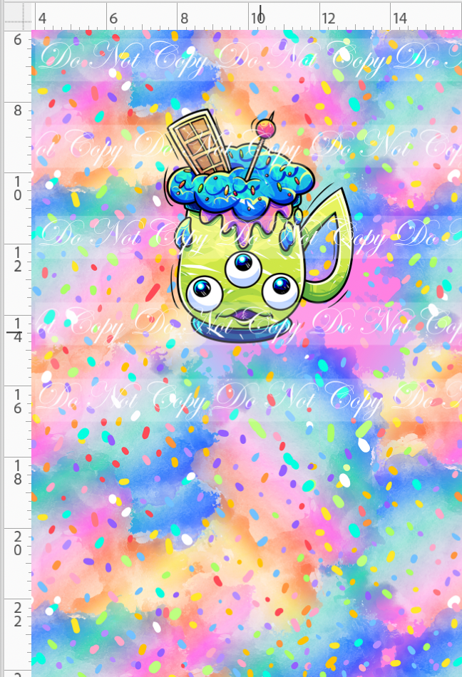 Hot Cocoa - Panel - Colorful - Alien cup - Child