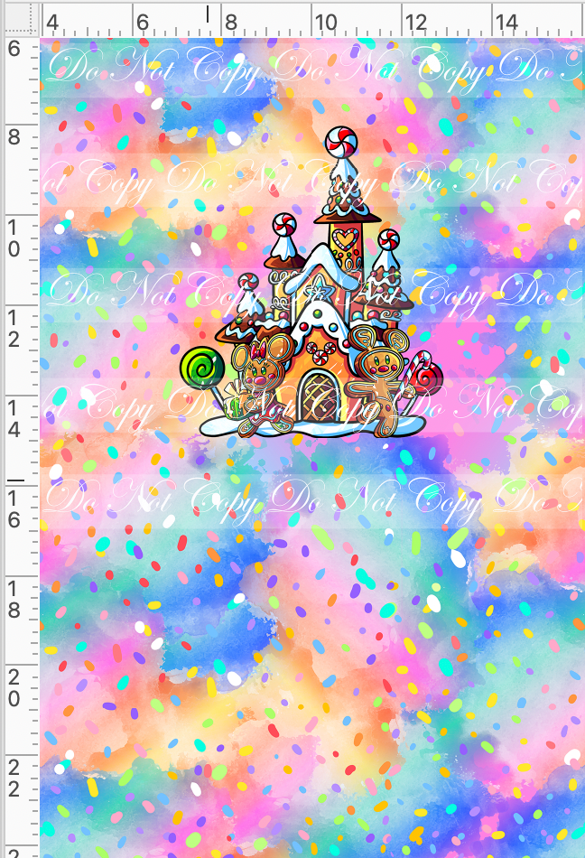 Hot Cocoa - Panel - Colorful - Gingerbread mouse - Child