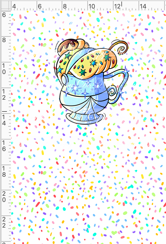 Hot Cocoa - Panel - White - Cindy cup - Child