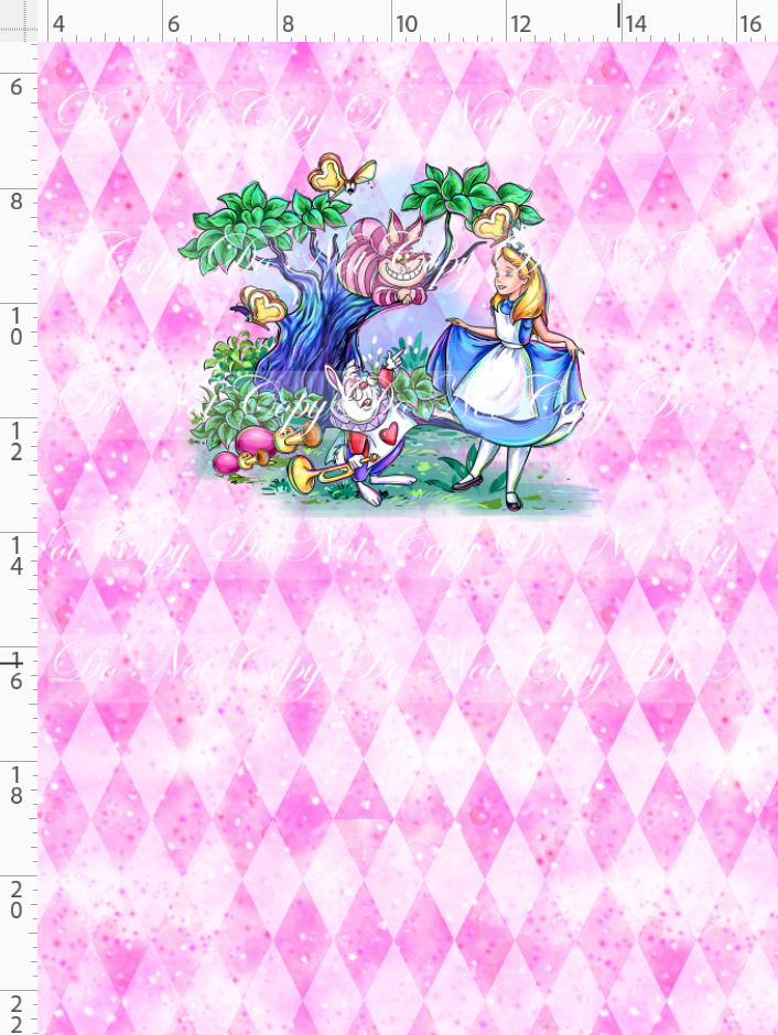 Lost in Wonderland-Panel-Main Character-Pink-Child