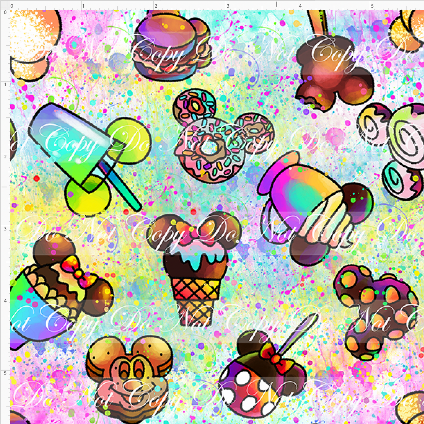 Magical Pals - Snacks - Splatter - Regular Scale