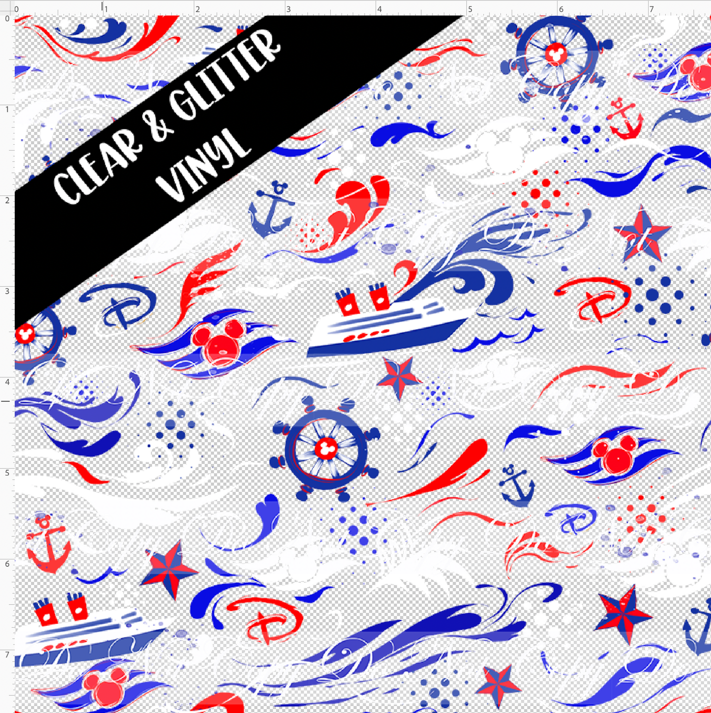 Magical Voyages-Coordinate-small scale-CLEAR & GLITTER VINYL