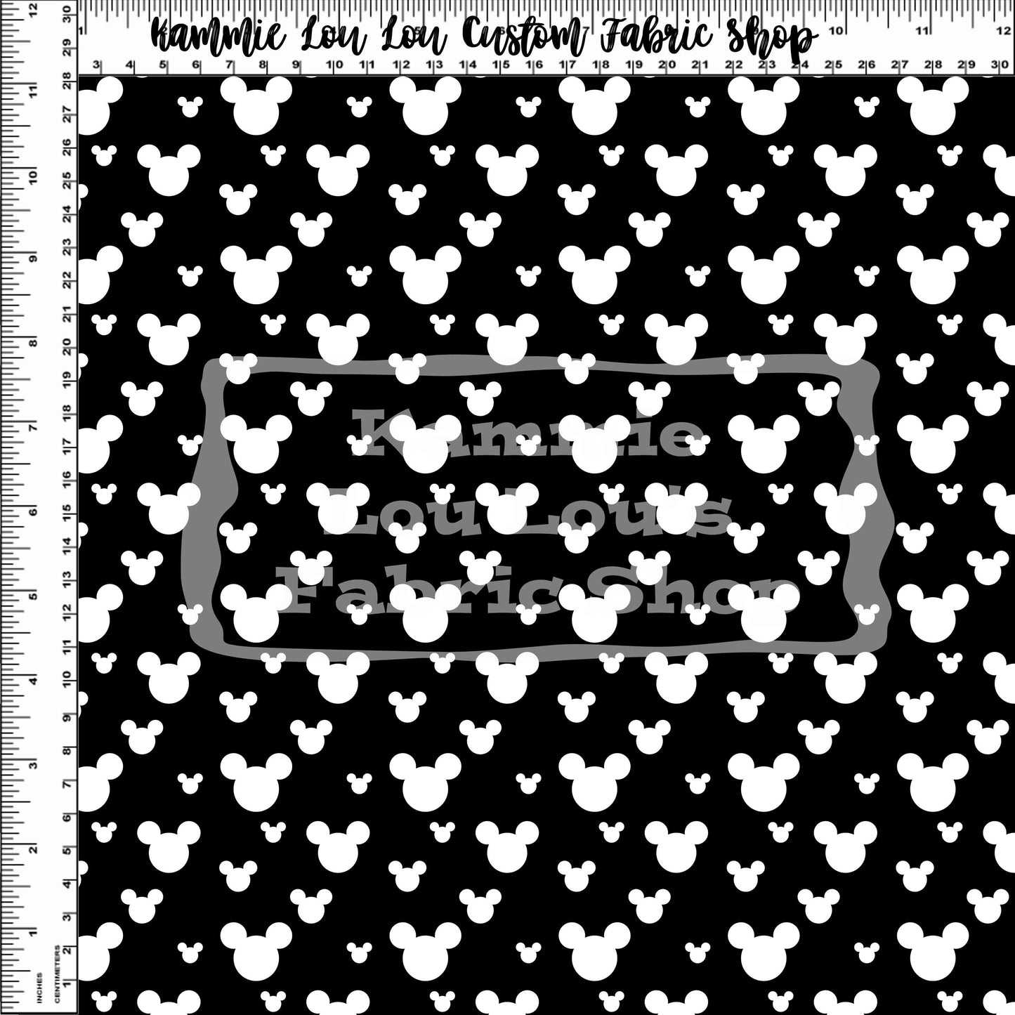 Endless Essentials Kammieland Most Requested - Black Mouse Head Silhouettes