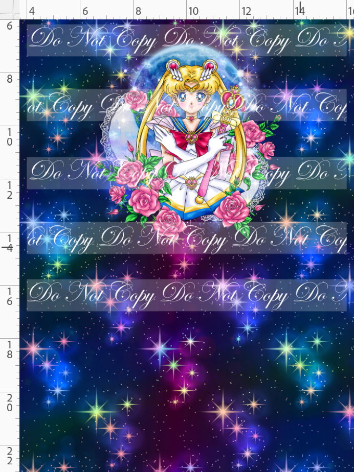 Moon Prism Magic - Panel - navy - child