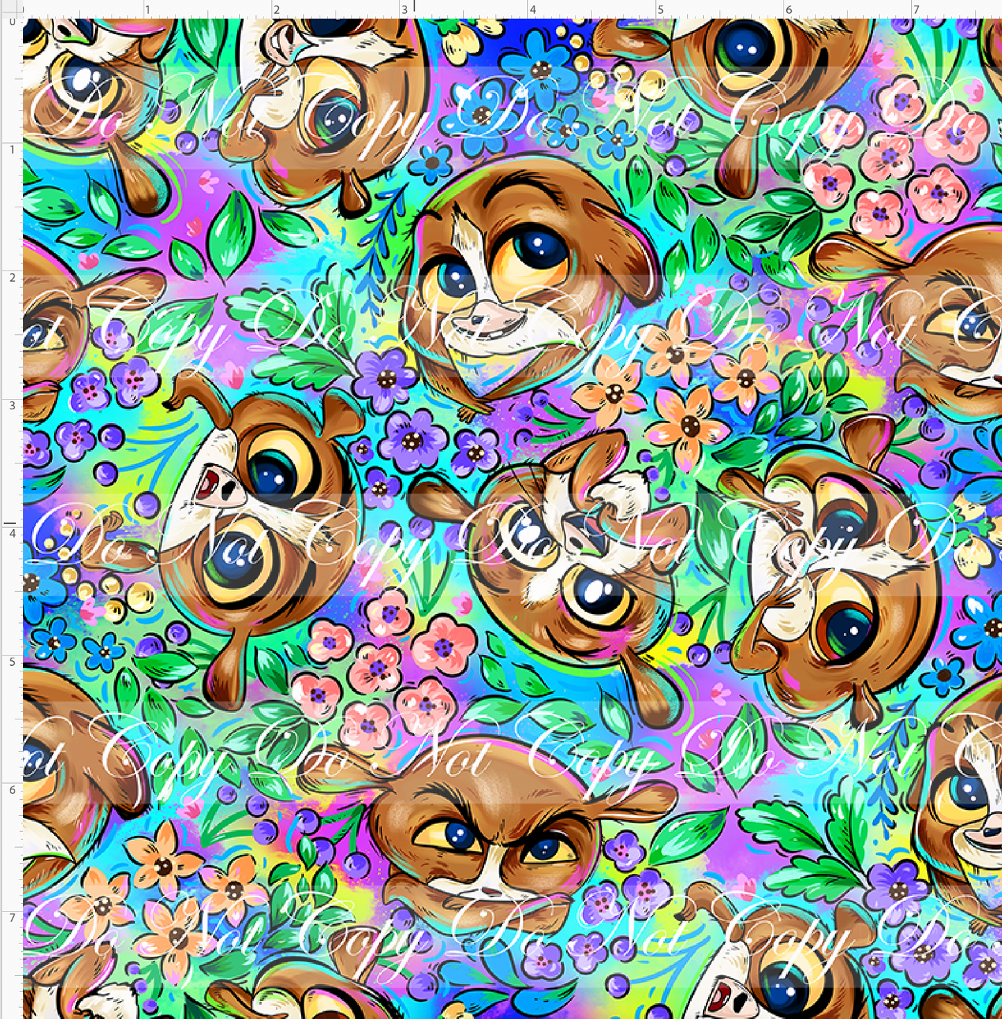 Move It Move It - Face - rainbow - small scale