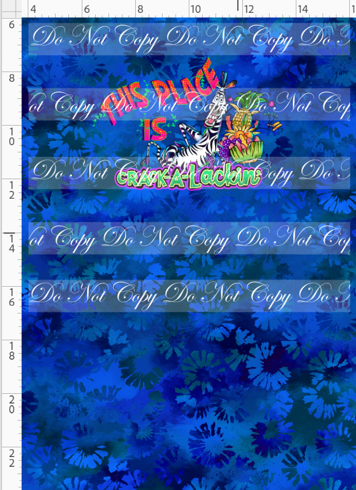 Move It Move It - Panel - blue purple - zebra - child