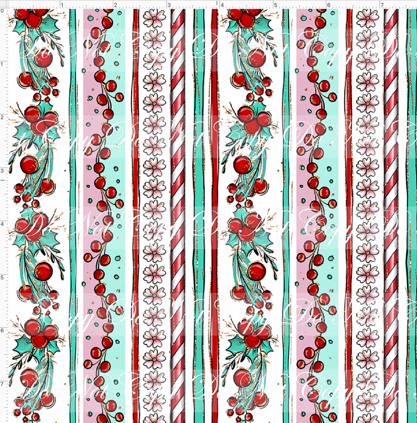 North Pole Milk and Co-stripes-decorative-Small Scale