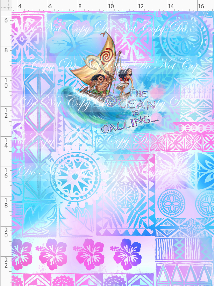 Ocean's Call-Panel-floral-Calling-child