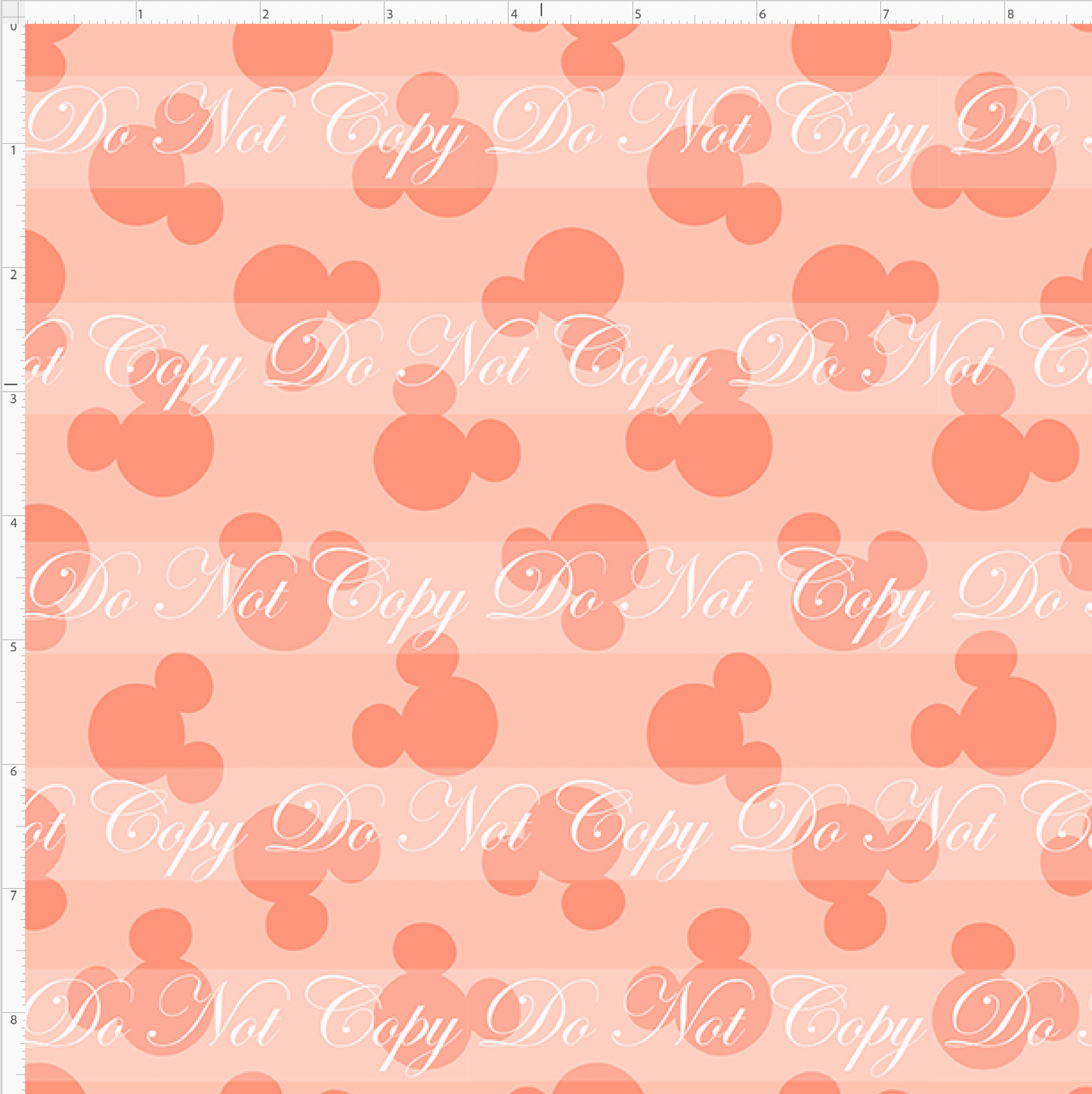 Pastel Mouse Heads - creamsicle