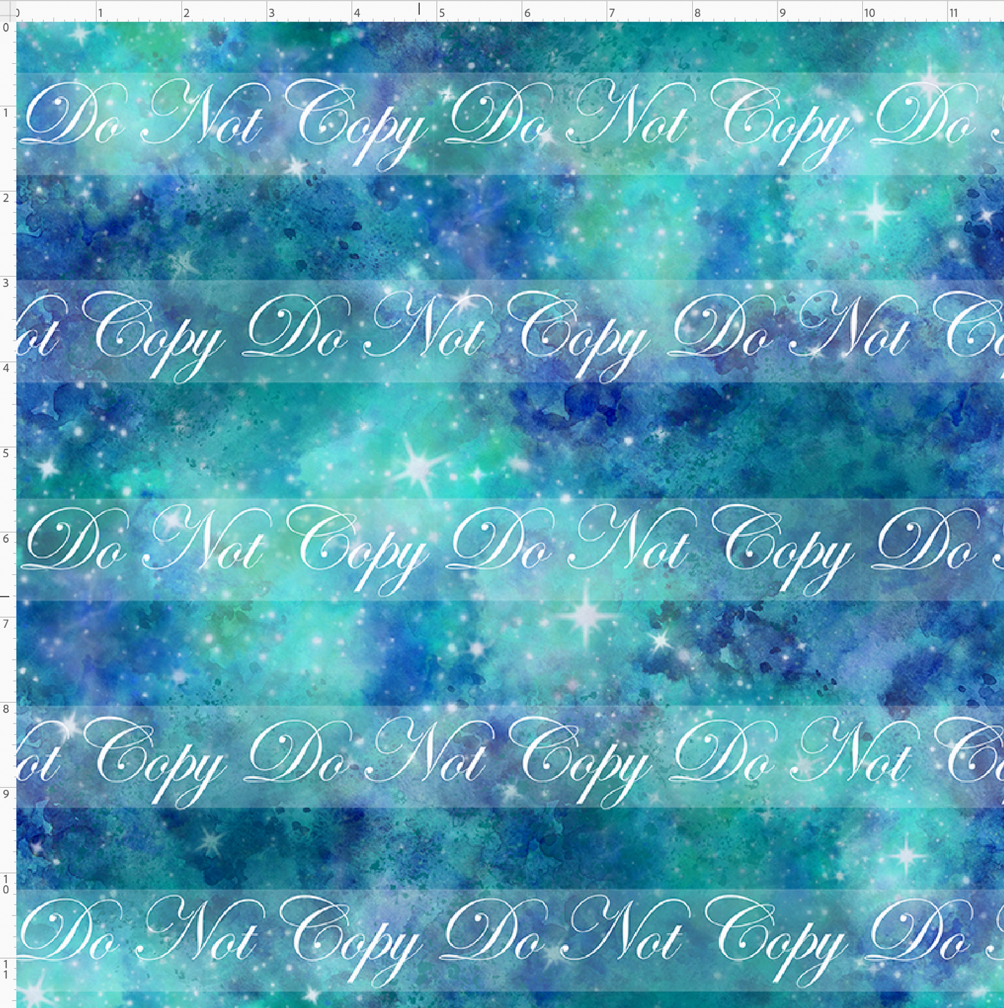 Pixie Dust Dreams - Background - Teal