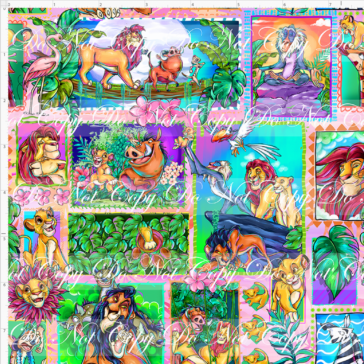 Pride of the Savannah - Frames - small scale