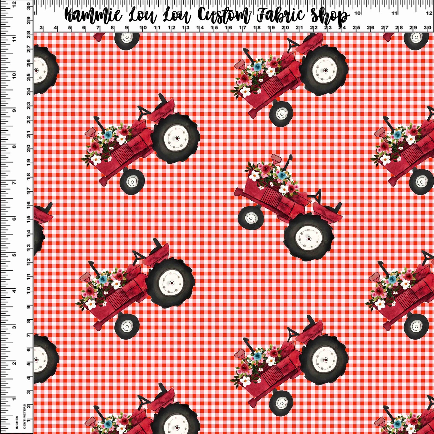 Country Roads - Tractor Red