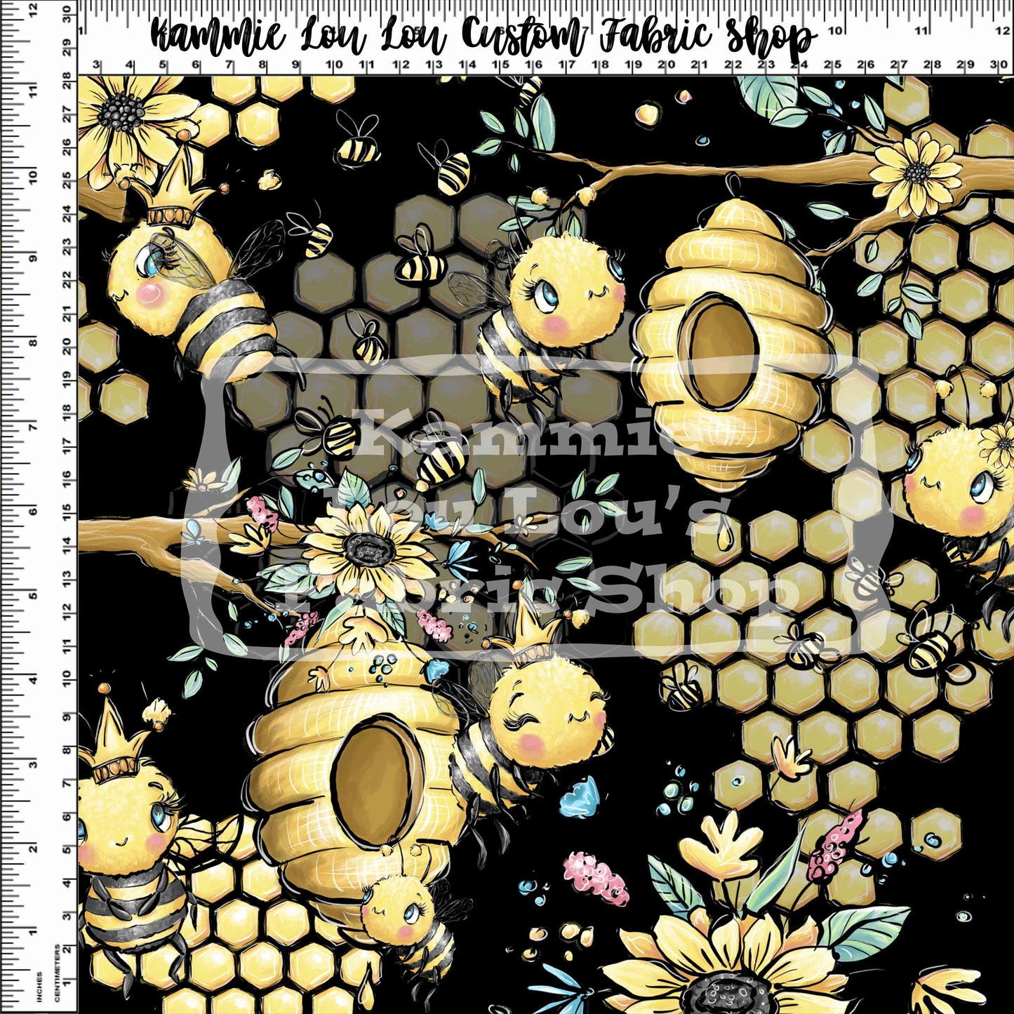 Bee My Honey Bee - Main Black - Regular Scale