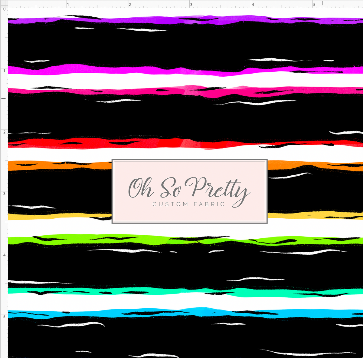 Rainbow Critters-rainbow stripe with black