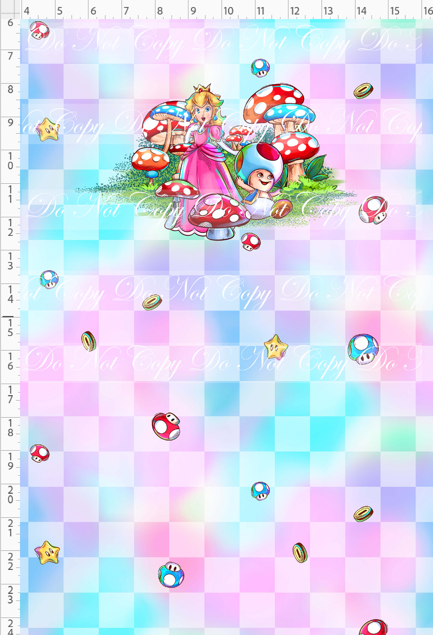 Rainbow Road Rush-panel-princess-checkered background-child